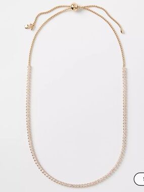 LOFT Pull Tie Tennis Necklace
